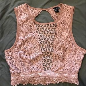 Windsor Lace Crop Top